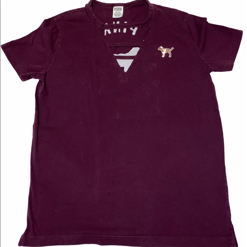 Pink Campus Short Sleeve Tee